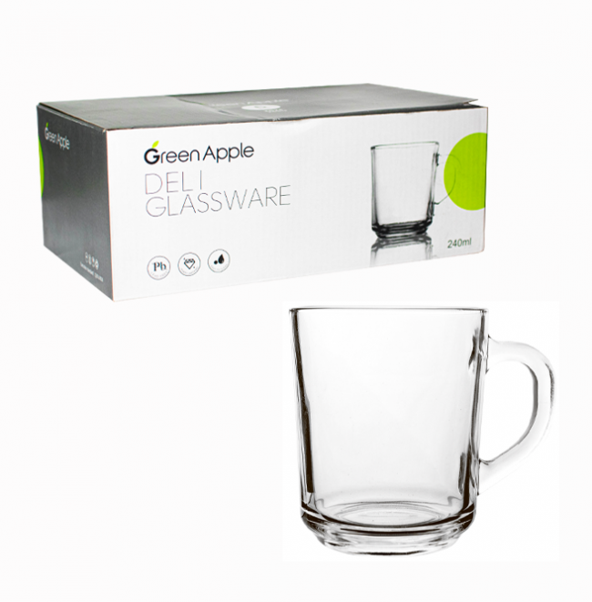 

Набор кружек Helios Юкон 240мл 6шт (5240), Прозрачный