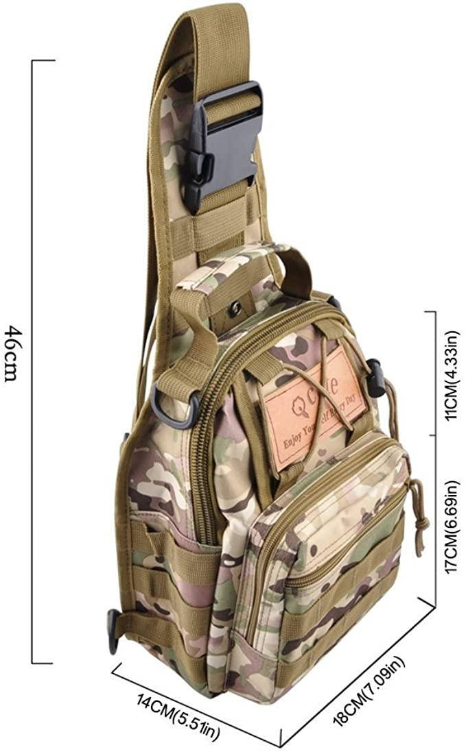 

Армейская сумка через плечо, Molle, камуфляж