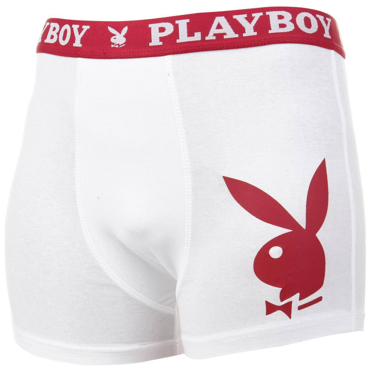 

Трусы-боксеры Playboy Men's Underwear Classic 1-pack white — ANNYA-0001 XL, Белый