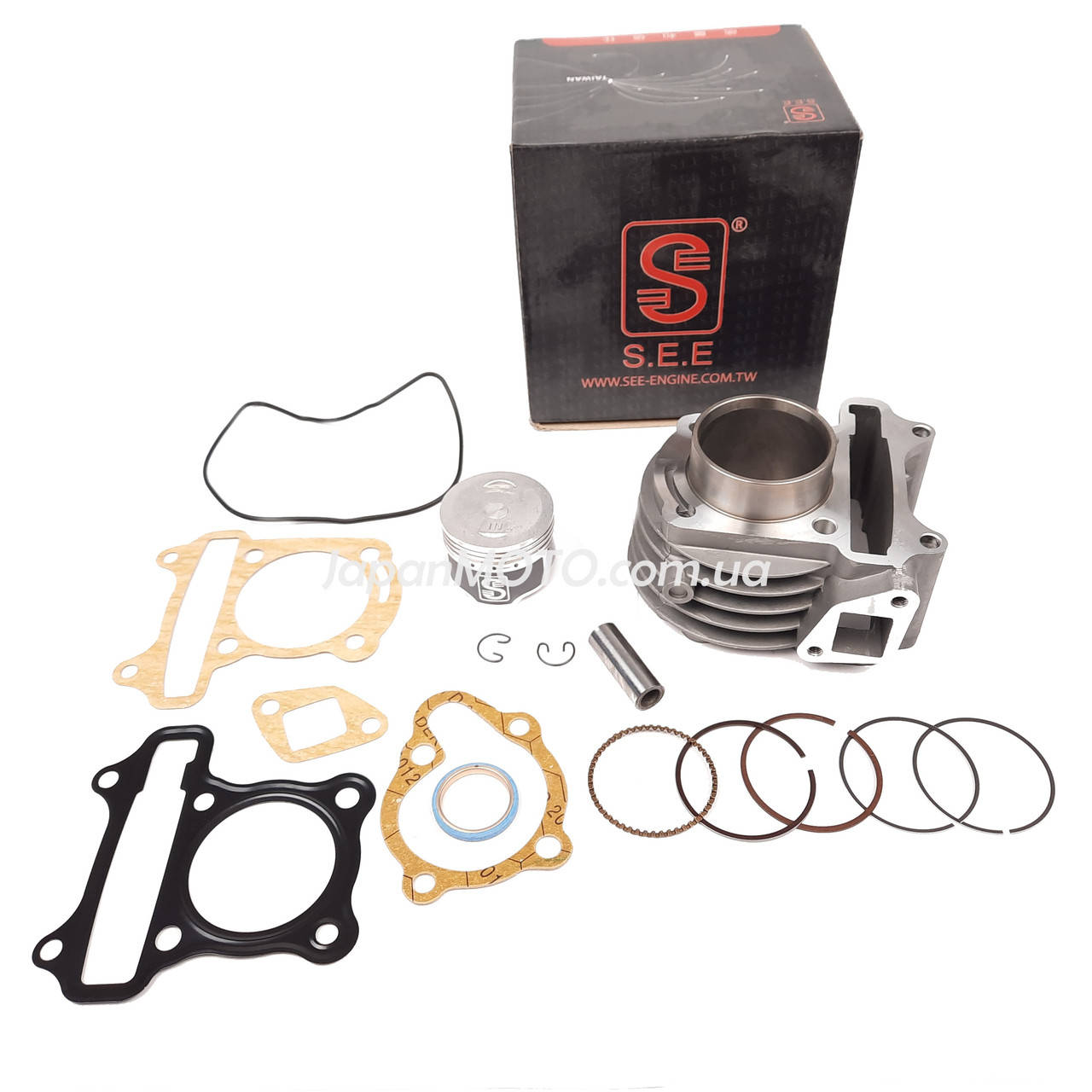 

Поршневая (ЦПГ) GY6 80 (47mm/80сс) 4-Т тефлон SEE