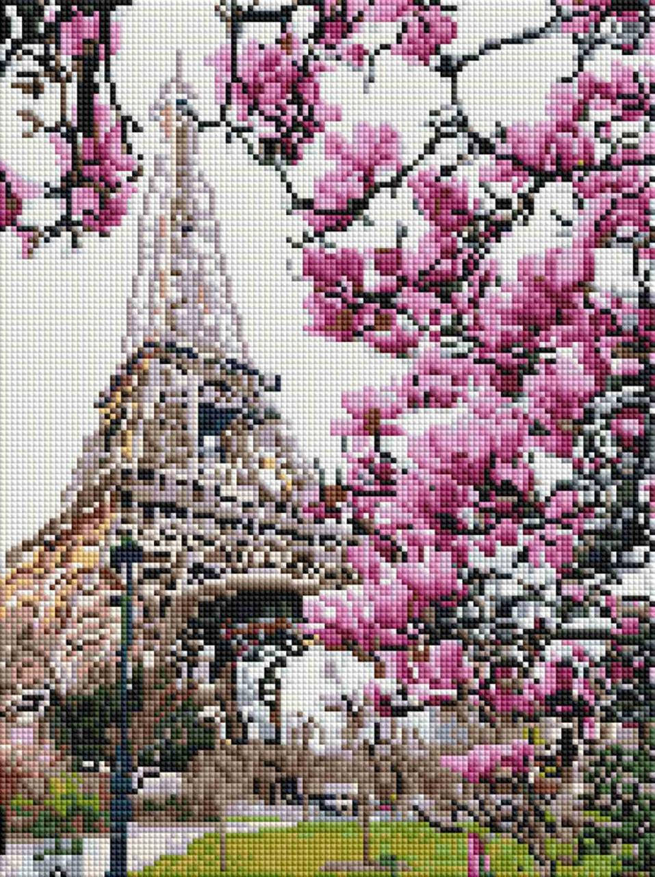 

Набор алмазной мозаики ColorArt 40х50 Ейфелевая башня в цветах SP074