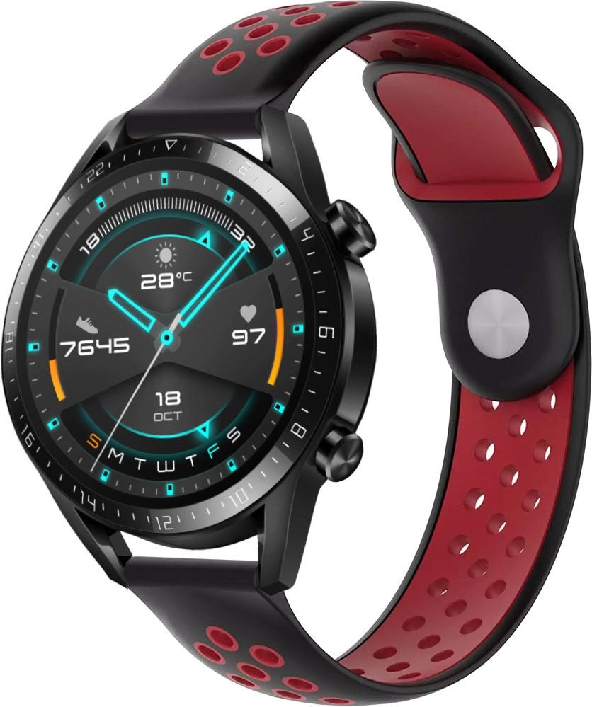 

Ремешок Sport для Huawei Watch GT (22 мм) Черно-красный
