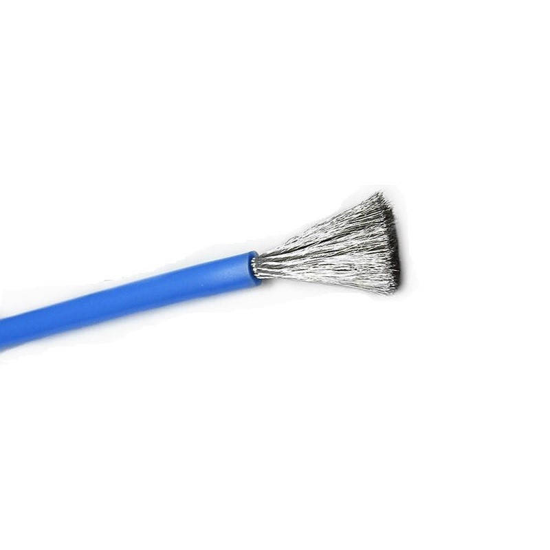 

Провод силиконовый 10 AWG - 5,3 кв.мм (1050х0,08) 1 м Синий