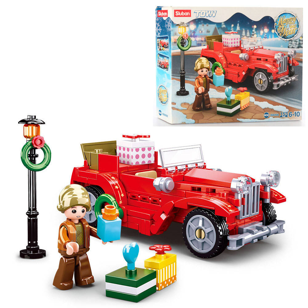 

Конструктор "Ретро-автомобіль" 153дет. фігурка, в кор-ці 24-19-4,5см.