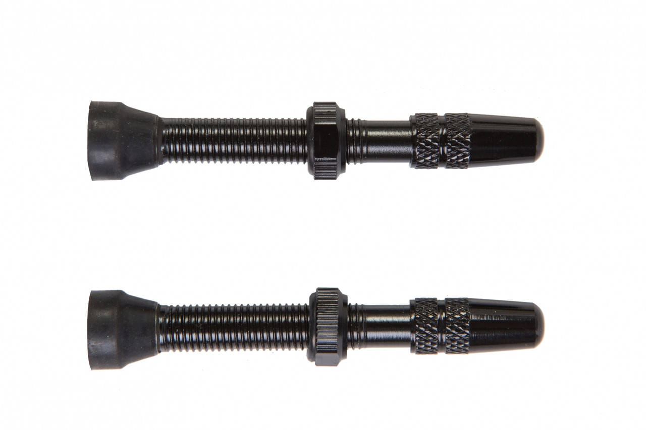 

Ниппель 40mm алюм. Deemount для бескамерного колеса FV (Presta) 2шт (черный)