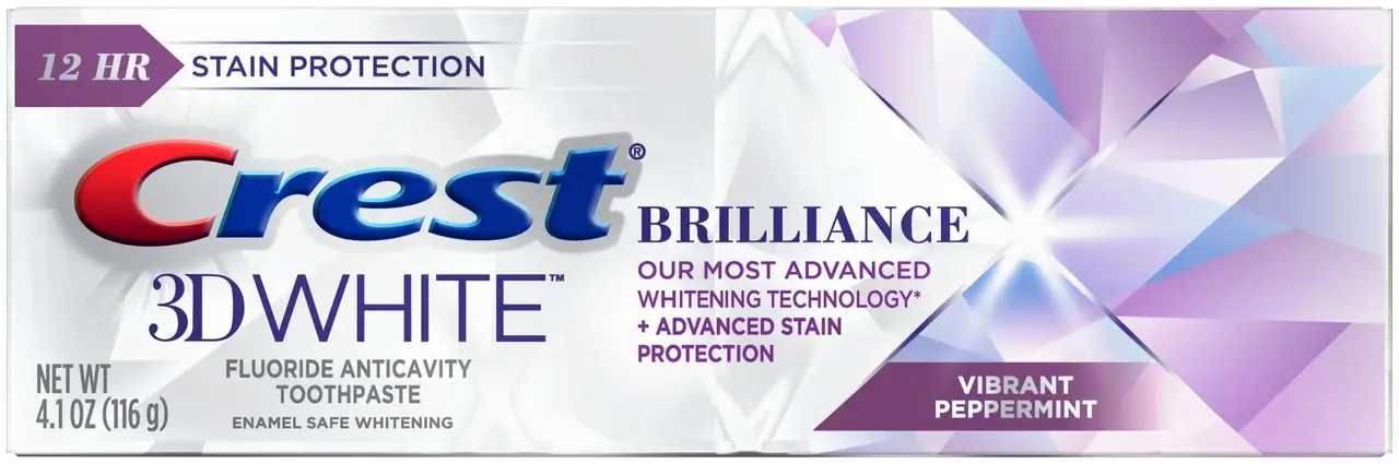 

Відбілююча зубна паста Crest 3D White Brilliance , 116g, США