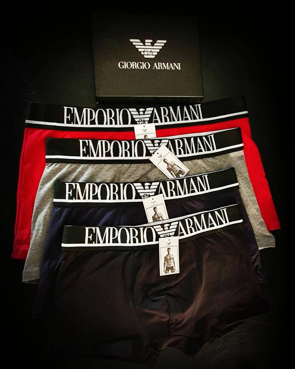 

Мужские Трусы Боксеры EMPORIO ARMANI набор 5 штук, Разные цвета