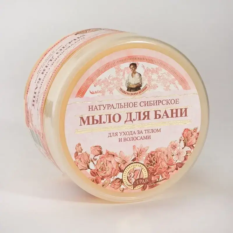 

Травы и сборы Агафьи Цветочное мыло для бани 500мл