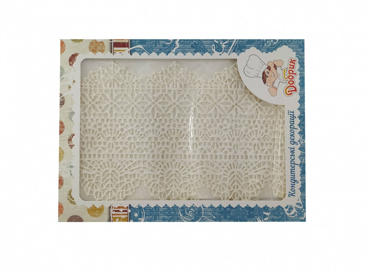 

Готовое кружево для торта "Премиум" №1 Белое