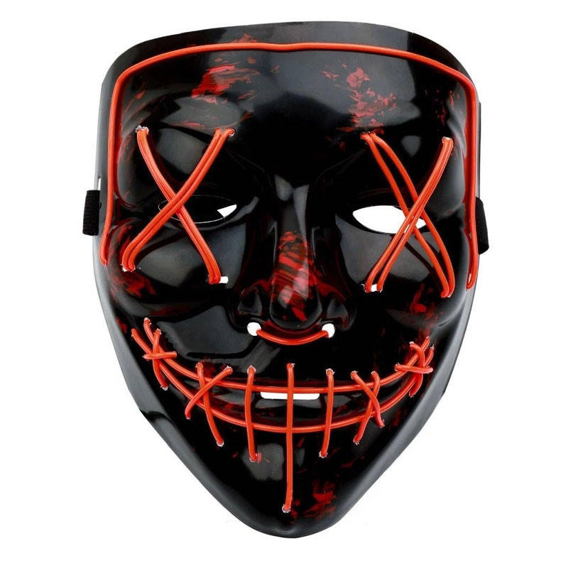 

Неоновая маска Purge Mask Судная ночь ABC Оранж