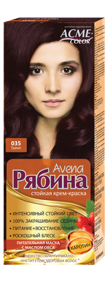 

Краска для волос Рябина 035 Гранат