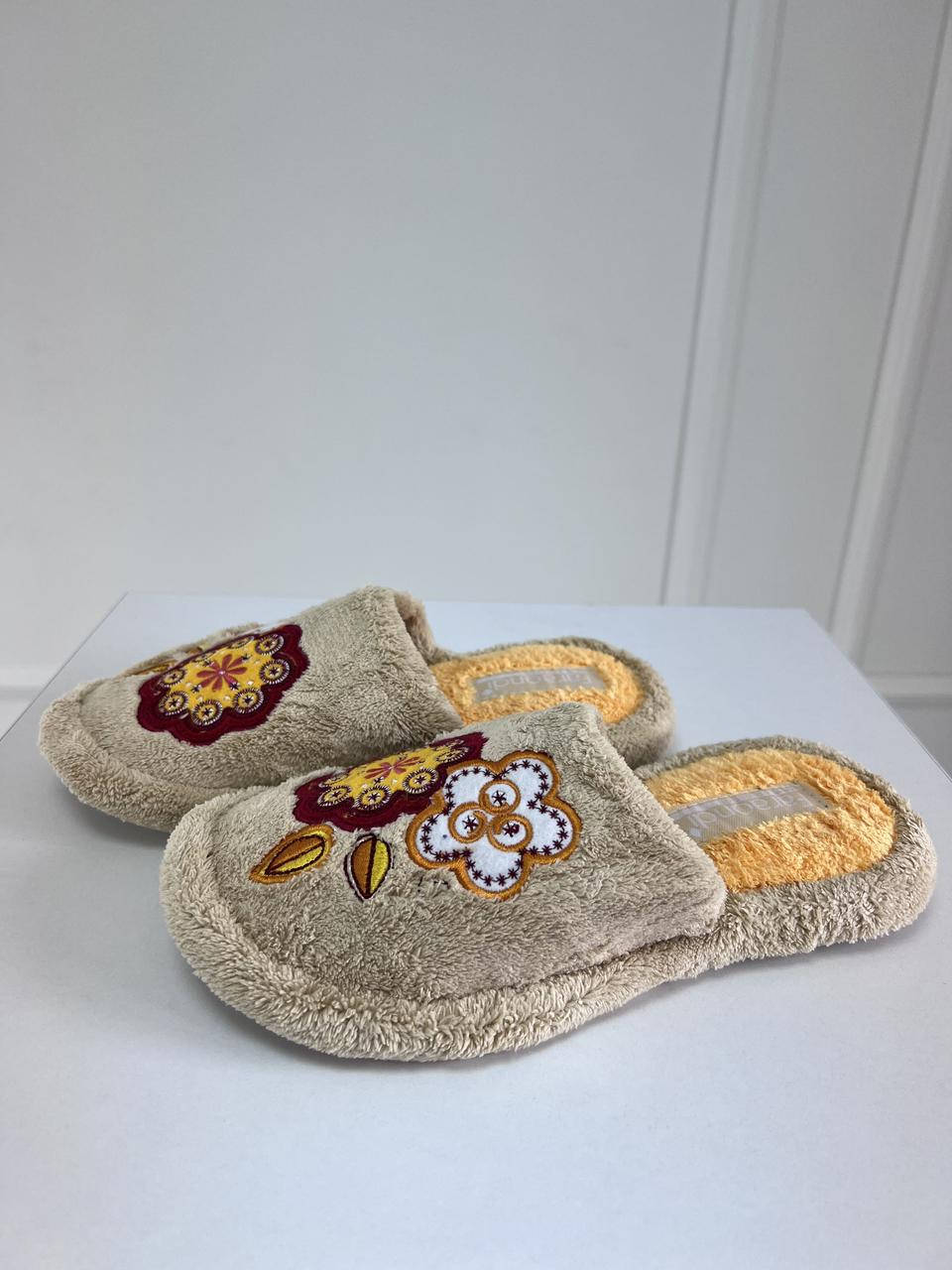 

Тапочки домашние женские салатовые ААА 144106P, Салатовый