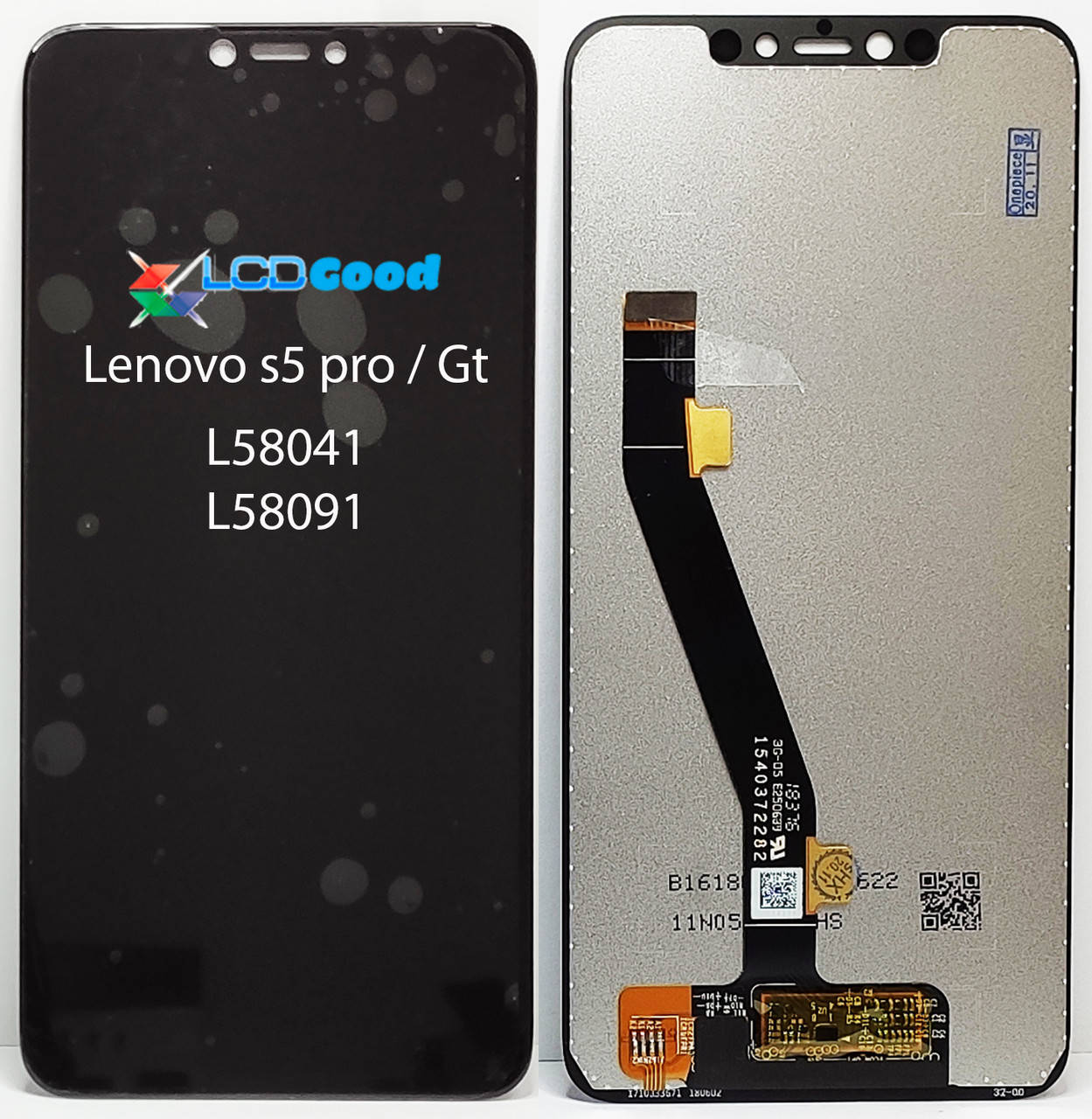 

Модуль ( дисплей + сенсор ) Lenovo s5pro / s5 pro gt L58041 L38091 Чорний, Черный