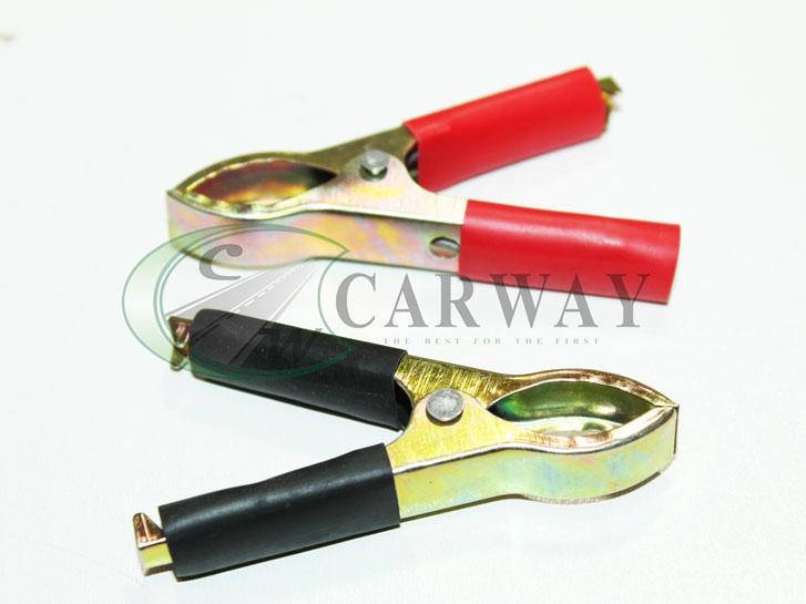 

Клеммы для проводов прикуривателя №1 75х10мм 20А (крокодилы)