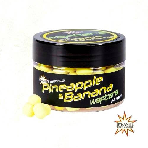 

Бойлы Dynamite Baits Fluro Wafters Pineapple & Banana 14mm