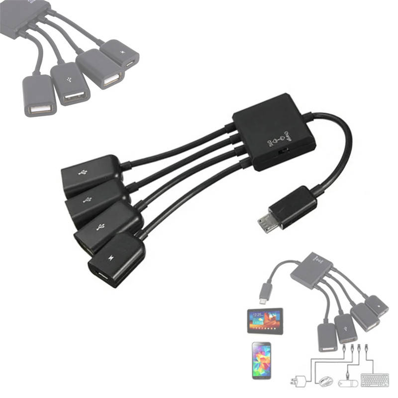 

MicroUSB OTG хаб 3-портовый, разветвитель MicroUSB на 3 хUSB
