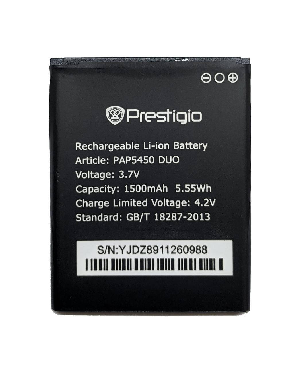 

Prestigio MultiPhone 5450 Duo / PAP5450 DUO Аккумулятор Батарея