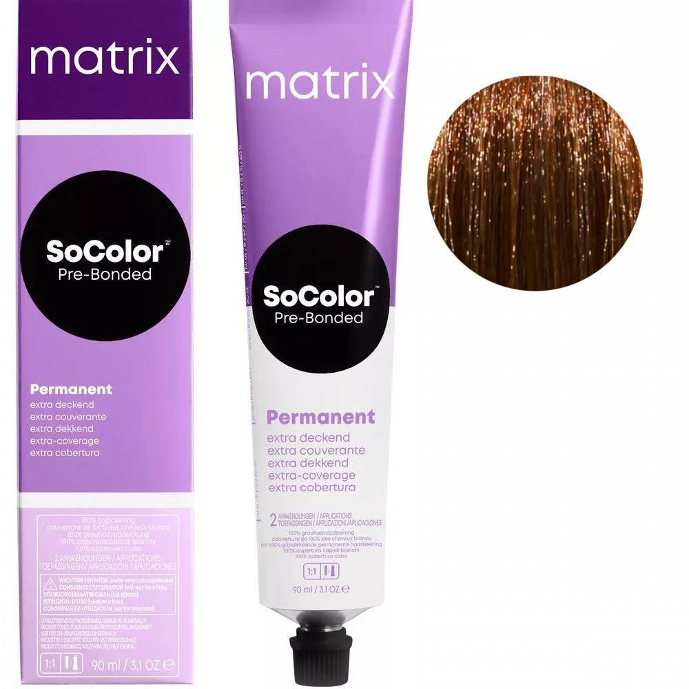 

Краска для волос Socolor.beauty Extra Coverage 508NW Matrix 100% покрытие седины 90 мл.