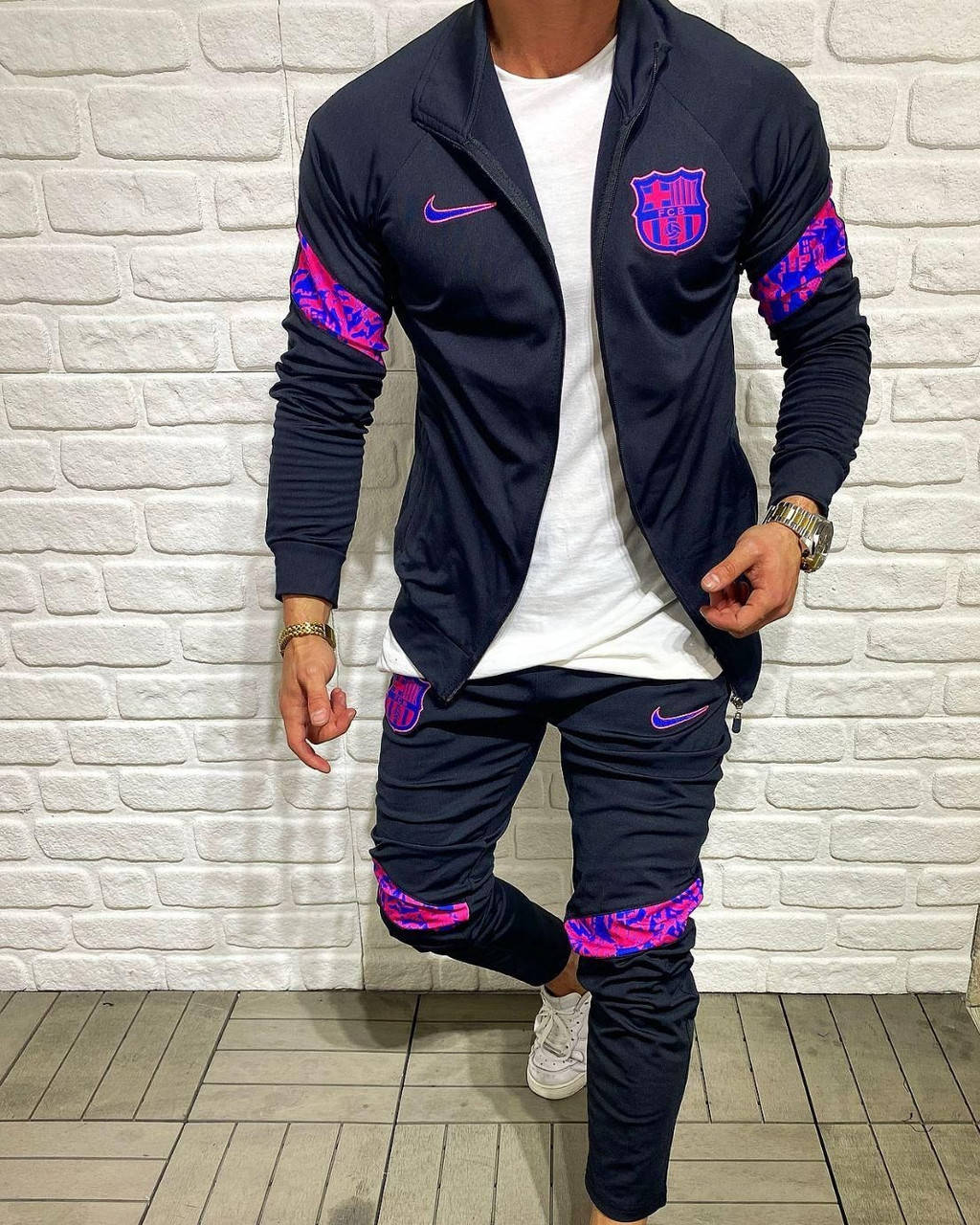 

Мужской спортивный костюм Nike Барселона демисезонный