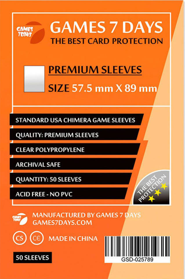 

Протекторы Games7Days (57.5 x 89 мм) Premium USA Chimera