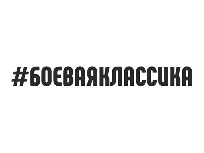 

Виниловая наклейка - боеваяклассика, Белый