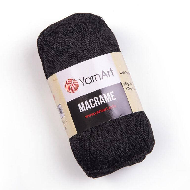 

YarnArt Macrame - 148 черный