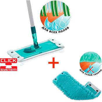

Leifheit Комплект: Швабра Leifheit Combi Mop Micro Duo 55310 + Сменная Губка сухой уборки Static Plus 55330