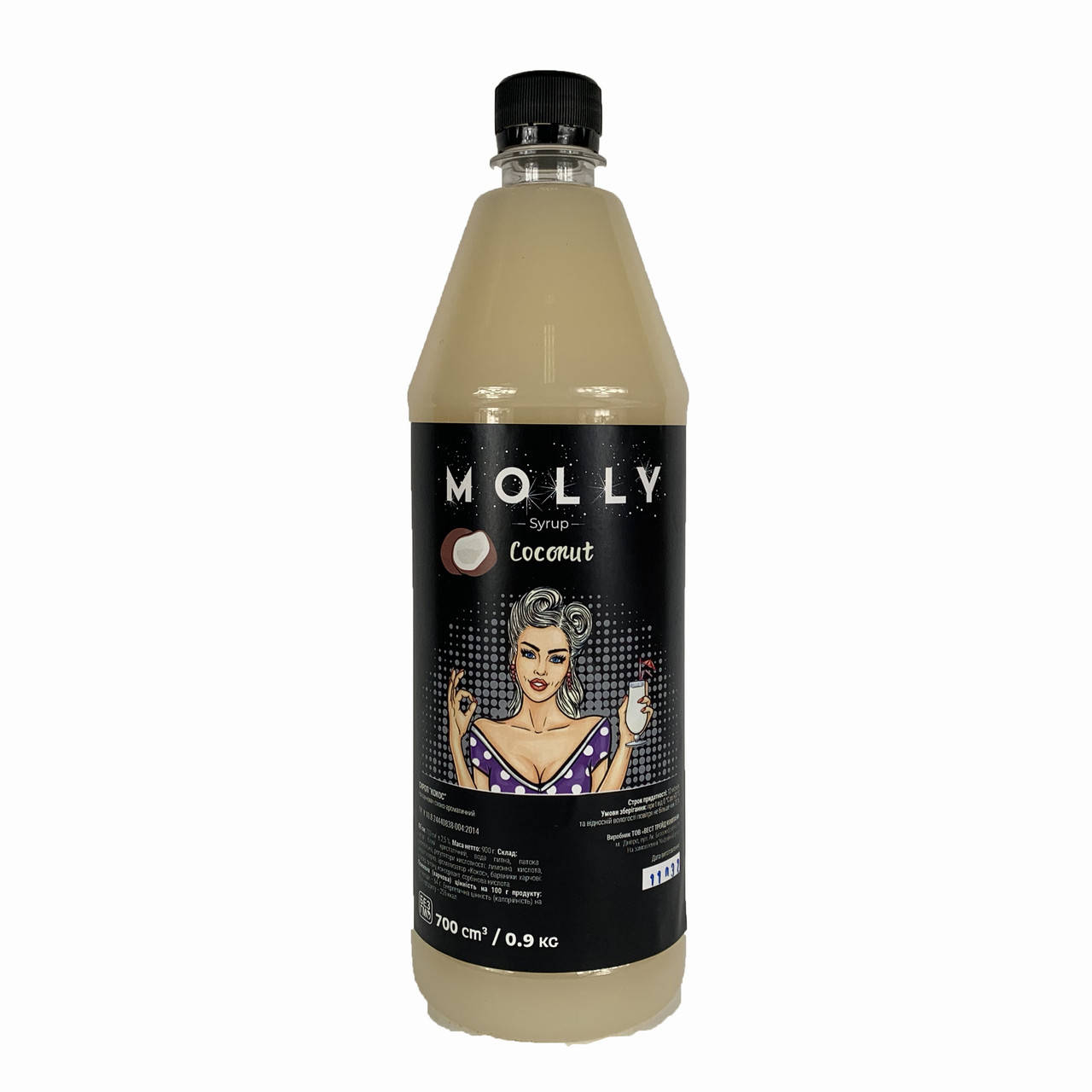 

Сироп MOLLY Кокос 1л