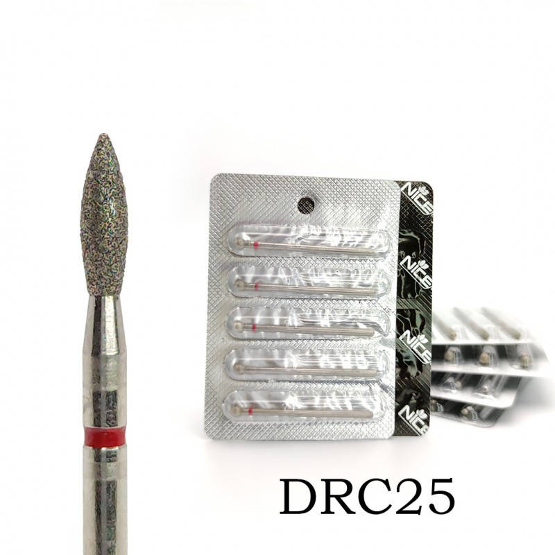 

Алмазная фреза Nice for you DRC25 5 шт, Красный