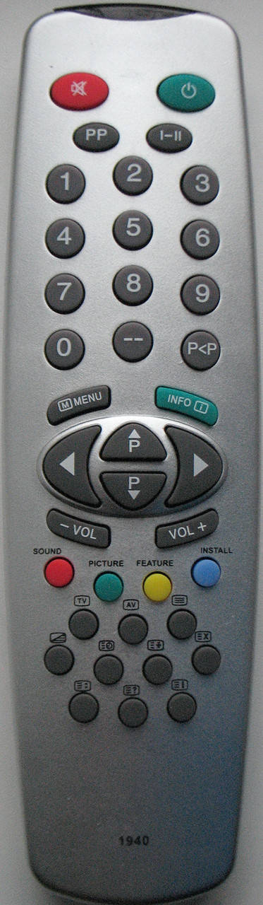 

Пульт к телевизору RAINFORD/ VESTEL. Модель RC-1940