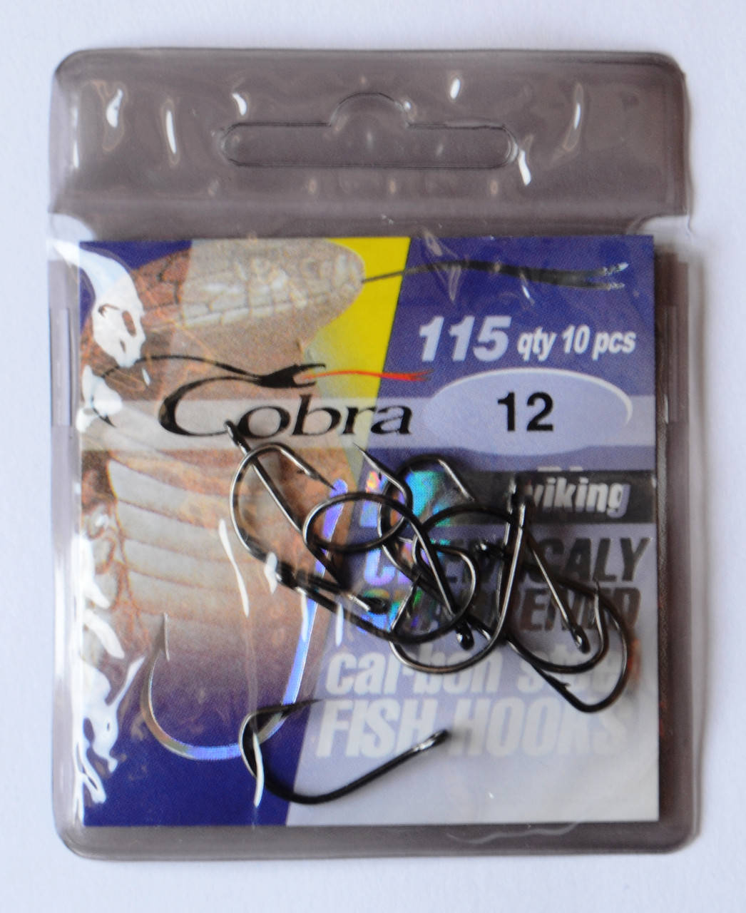 

Крючки рыболовные Cobra viking №12, 10шт