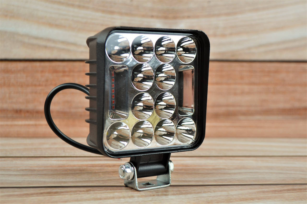 

Светодиодная LED фара рабочая 36Вт,(3Вт*12ламп) Узкий луч + Стробосокп, Белый