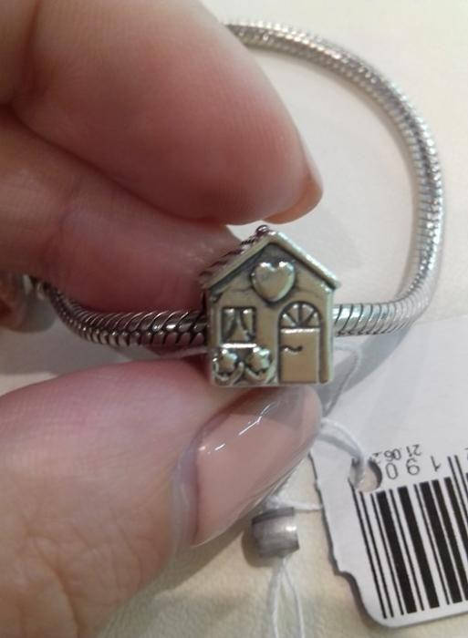 

Шарм для браслета Пандора домик