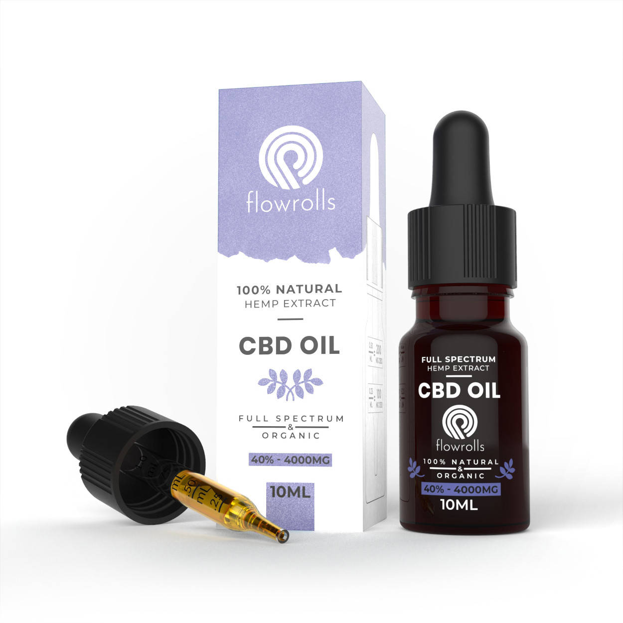 

Масло КБД CBD oil 40% Flowrolls Польша