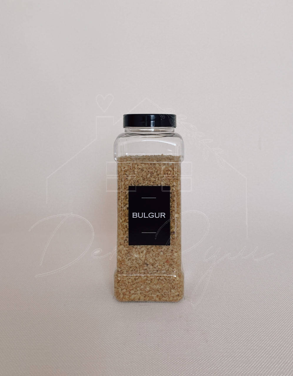 

Емкость пластиковая 1000 мл "Bulgur" черный цвет