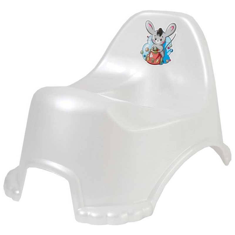 

Горшок детский перламутровый "ТехноК" 7389, Белый