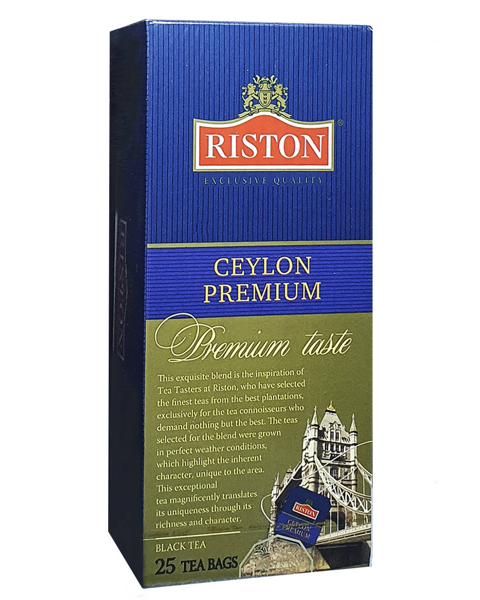 

Чай черний Riston Ceylon Premium 25 шт х 2 г (54153)