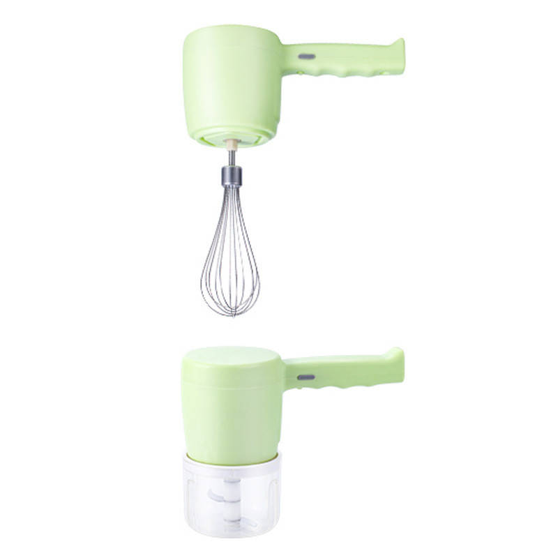 

Мини миксер 2 насадки с USB и контейнером для измельчения продуктов