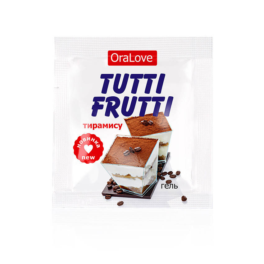 

Гель TUTTI-FRUTTI ТИРАМИСУ одноразовая упаковка 4 г