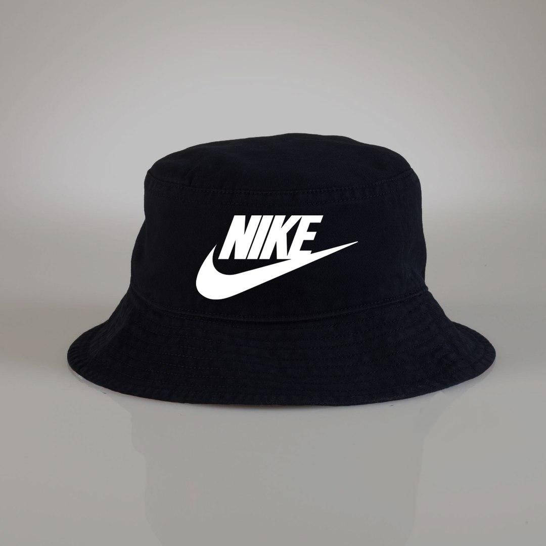 

Чёрная панама найк, черная летняя панамка Nike