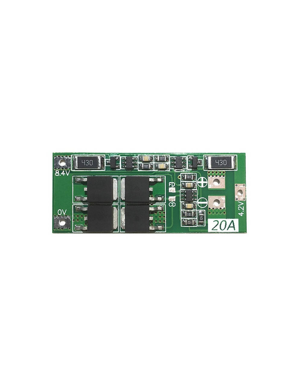 

Контроллер BMS 2S 20A с балансировкой
