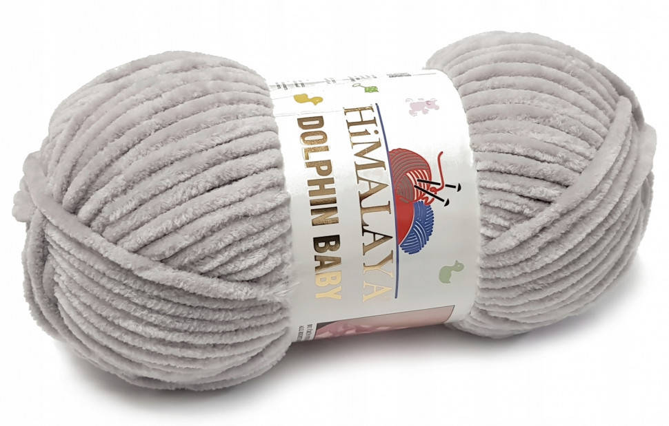 

Пряжа Himalaya Dolphin Baby 80357, Серый