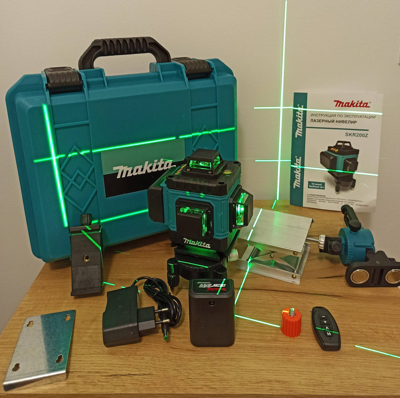 

Лазерный уровень 4d MAKITA Green (зеленый луч) 16 линий
