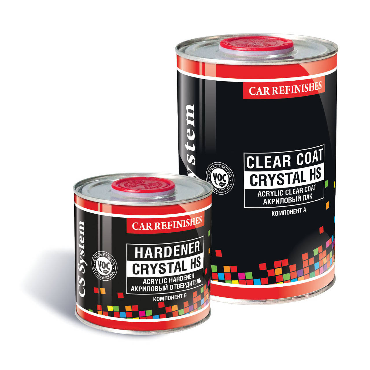 

Лак акриловий 2K HS CRYSTAL 1л+0,5л CS System