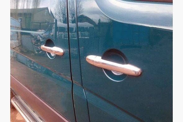 

Накладки на ручки Mercedes sprinter (мерседес спринтер) нерж. 4 шт CARMOS