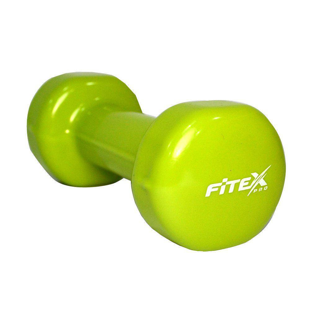 

Гантель виниловая Fitex MD2015-2V, 2 кг, Зелёный