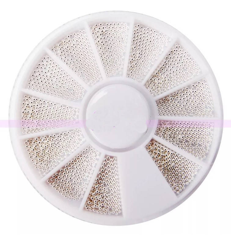 

Бульонки металлические серебро в карусельке