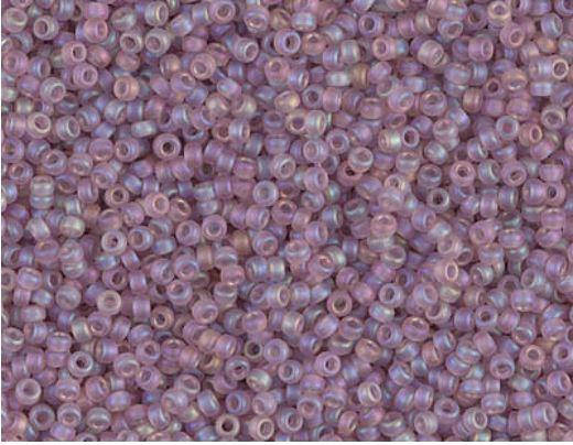 

Мiyuki 15/0 круглий 0142FR Matted Transparent Smoky Amethyst AB