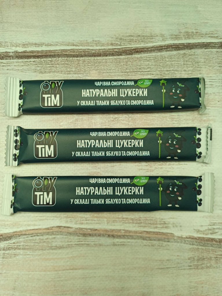 

Пастила натуральные конфеты без сахара ФруТим "Яблоко+Черная смородина" 20 грамм