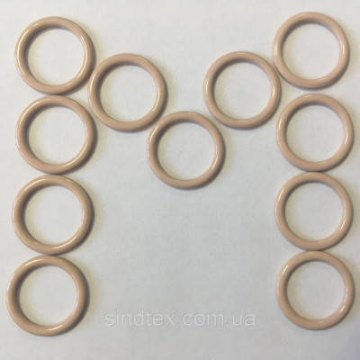 

10 шт. - Бежевый 1 см регулятор (МЕТАЛЛ) для бретелей бюстгальтера (кольцо) (БФ-0023)